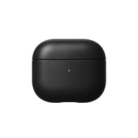 Nomad Leder Case für Airpods (3. Gen) Schwarz