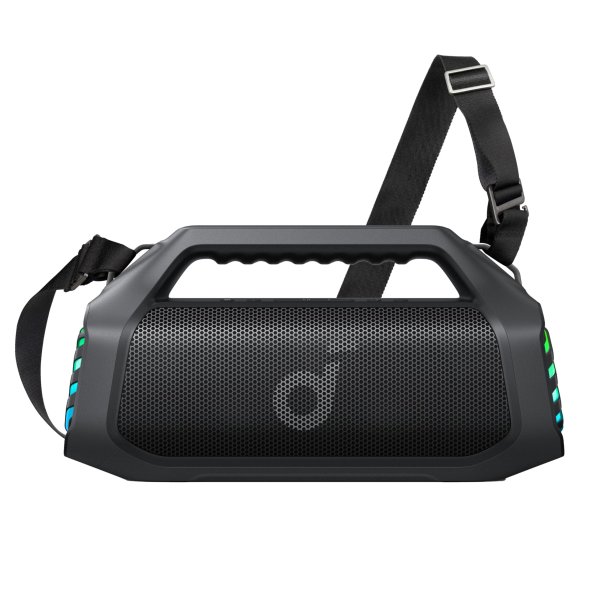 Soundcore Boom 2 Pro, tragbarer Bluetooth Lautsprecher, Schwarz