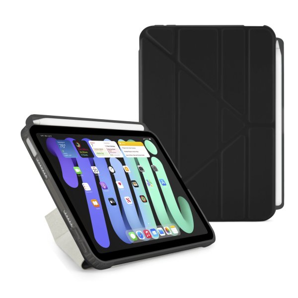 Pipetto Origami No3 Pencil Case für Apple iPad mini (A17 Pro/6. Gen), Schwarz