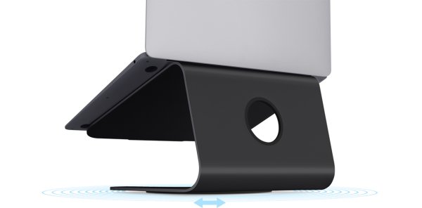Rain Design mStand360, Notebook-Ständer, Schwarz