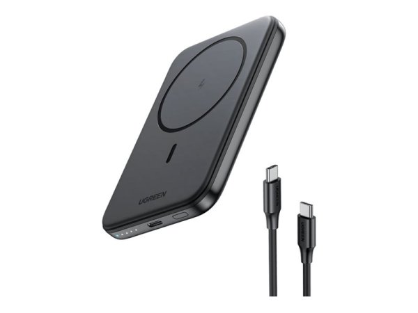 UGREEN PB561 magnetische kabellose Powerbank 10.000mAh inkl. USB-C Kabel grau