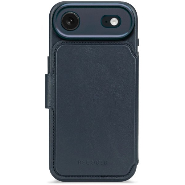 Decoded Detachable Leder Wallet mit MagSafe für Apple iPhone Air, Navy