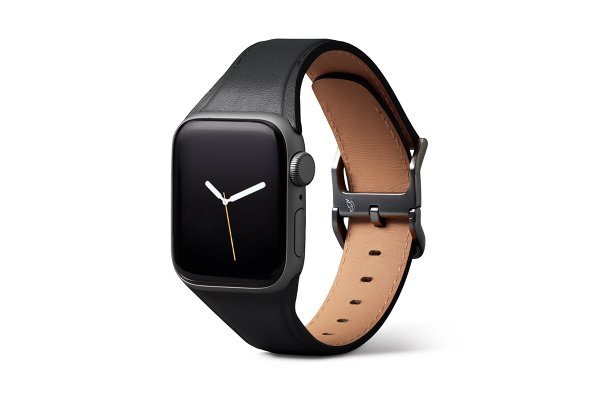 Bellroy Classic Leder Armband für Apple Watch 38/40/41/42mm (Series 10), Schwarz