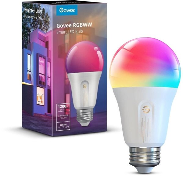 Govee RGBWW Smart LED Light Bulb E27 1200 Lumen