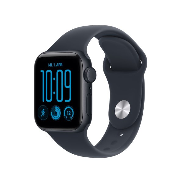 Apple Watch SE 3, [Platzhalter1] Aluminiumgehäuse [Platzhalter2], Sportarmband [Platzhalter3]