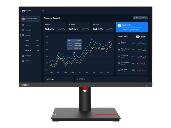 Lenovo ThinkVision T22i-30 - LED-Monitor - 54.6 cm (21.5")