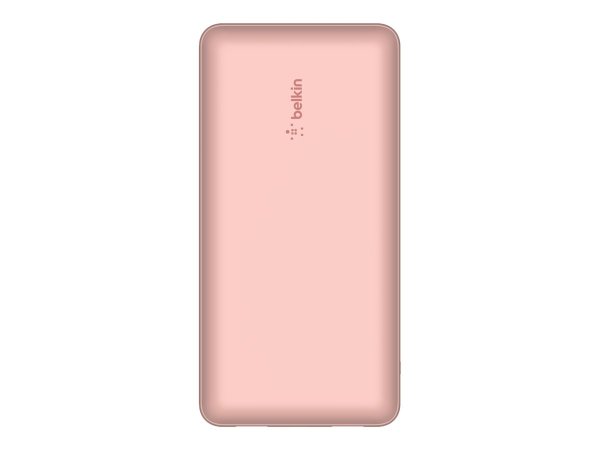 Belkin BOOST CHARGE™ Powerbank 20.000mAh, 15W, USB-A und USB-C Anschluss, rosa