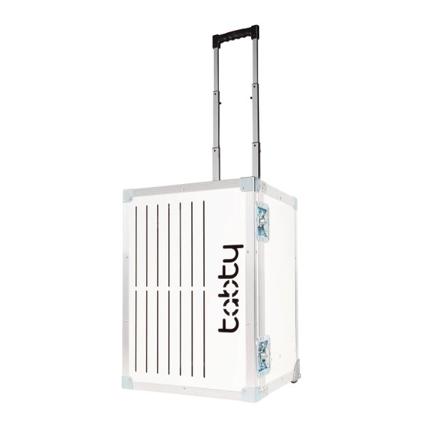 tabty Charge & Sync Koffer für bis zu 16 Tablets, USB-C, Weiß