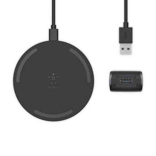 Belkin BOOST CHARGE™ Qi Wireless 10W Ladepad inkl. Micro-USB Kabel + Netzteil, schwarz