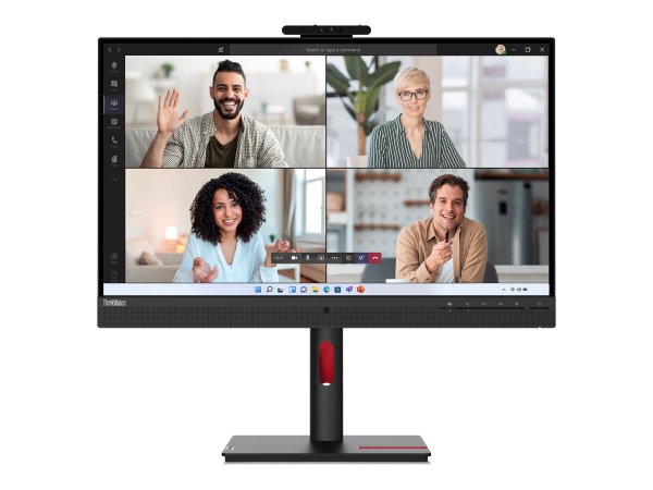Lenovo ThinkVision T27hv-30, 27" LED-Monitor inkl. Webcam, QHD 2560 x 1440 @ 75 Hz, Schwarz