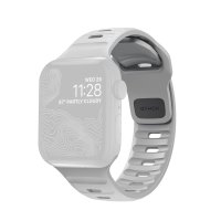 Nomad Sportarmband für Apple Watch Grau
