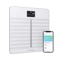 Withings Body Cardio Personenwaage für Körperzusammensetzung & Herzgesundheit Weiß