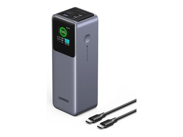 UGREEN Nexode  PB722,  Powerbank, 25000mAh, 200W, 2x USB-C 1x USB-A, Grau