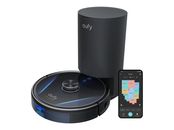 Eufy RoboVac LR30 Hybrid+ - Staubsauger - Roboterstaubsauger - beutellos Ladegerät enthalten