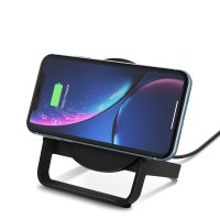 Belkin BOOST CHARGE Qi Wireless Stand inkl. Kabel + Netzteil Schwarz