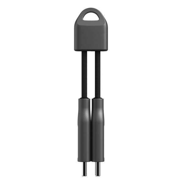 Nomad ChargeKey USB-C-auf-USB-C Lade- und Datenkabel Schwarz