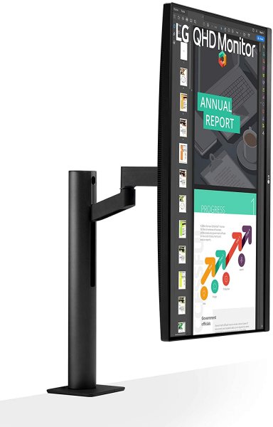 LG 27QN880-B, 27“ LED-Monitor, 2560 x 1440 QHD @ 75 Hz, Dunkelanthrazit