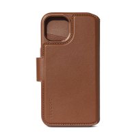 Decoded Leder Wallet mit MagSafe für iPhone 15 Braun