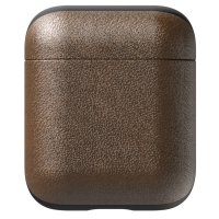 Nomad Leder Case für Airpods (2. Gen) Braun