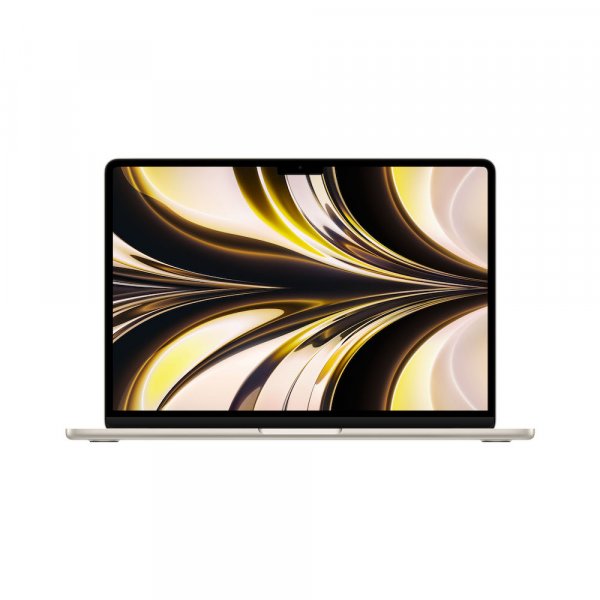 Apple MacBook Air 13", Polarstern, M2 Chip mit 8 Core CPU und 8 Core GPU und 16 Core Neural Engine, 