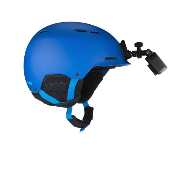 GoPro Vorne + Seiten-Halterung für Helme, Schwarz