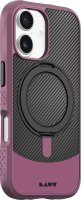 LAUT Carbon Matter Case für iPhone 17 Weinrot
