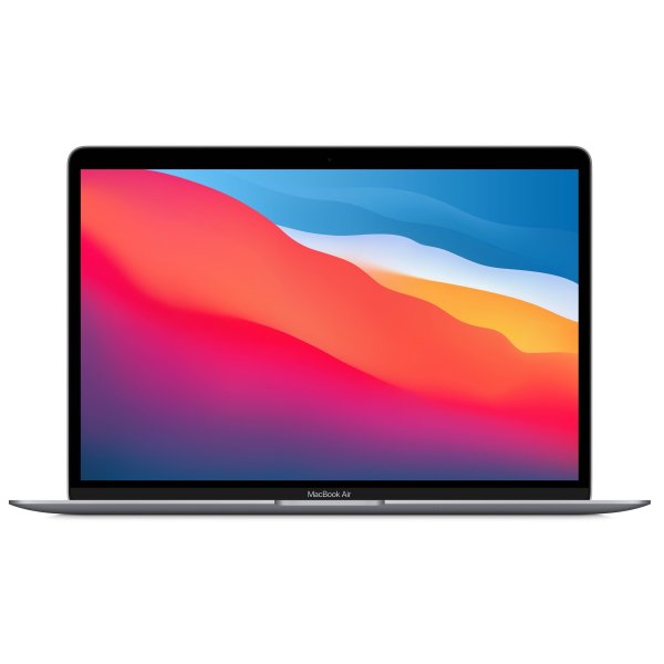 Apple MacBook Air 13", Space Grau, M1 Chip mit 8 Core CPU und 7 Core GPU und 16 Core Neural Engine, 
