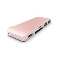 Satechi Type-C USB Passthrough Hub Roségold