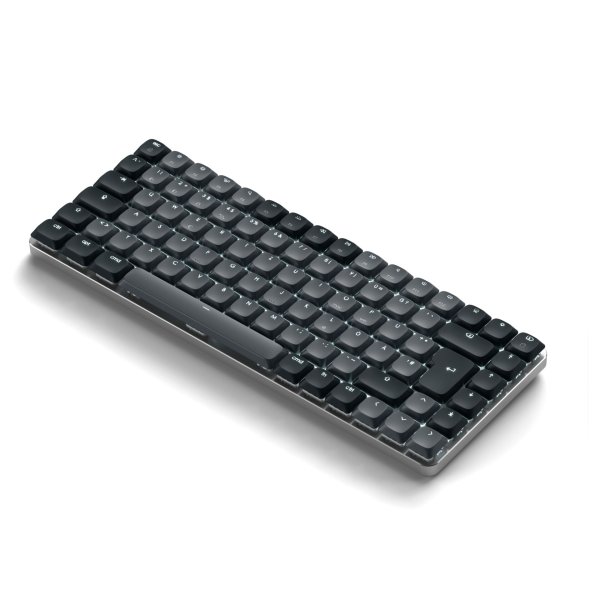 Satechi SM1 Slim Mechanical Backlit, Wireless Tastatur, Bluetooth, Deutsch, Dunkel