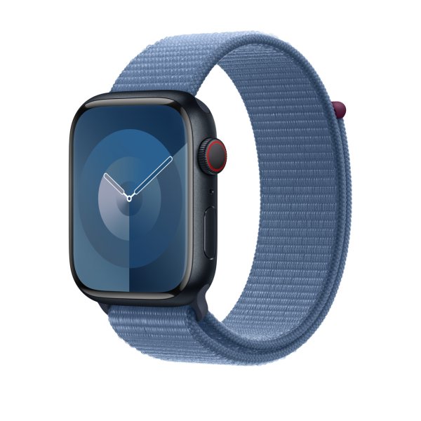Apple Sport Loop Armband für Apple Watch 45 mm, Winterblau