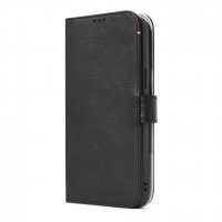 Decoded 2 in 1 Leder Wallet für iPhone 13 Pro Max Schwarz