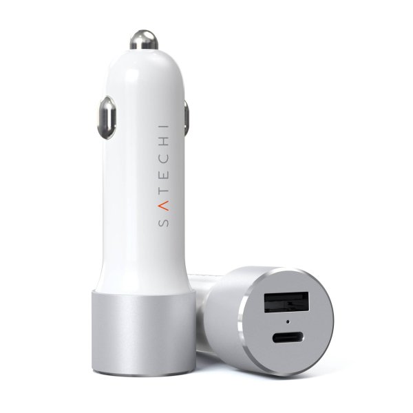 Satechi 72W Type-C PD Car Charger silver