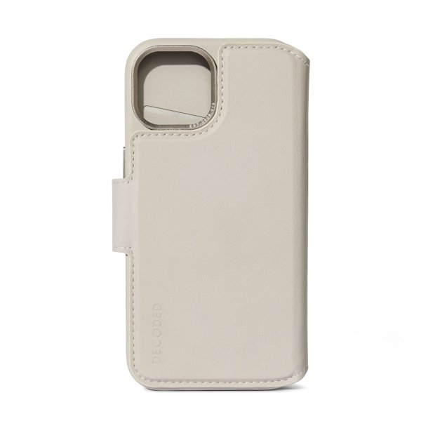 Decoded Leder Wallet mit MagSafe für Apple iPhone 15 Plus, Ton