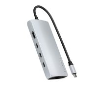 Satechi USB-C V3 Multi-Port Hub (8 in 1) Silber