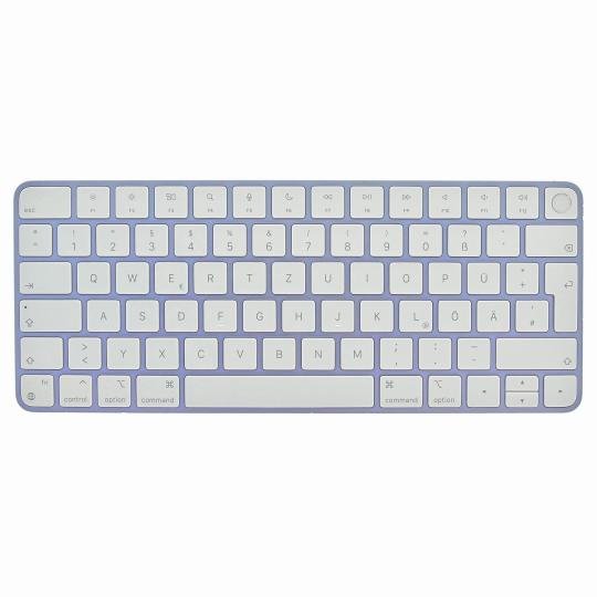 Apple Magic Keyboard mit Touch ID für Mac mit Apple Chip, Deutsch, Violett (Bulk)