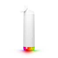 HidrateSpark Pro Steel intelligente Trinkflasche Weiß