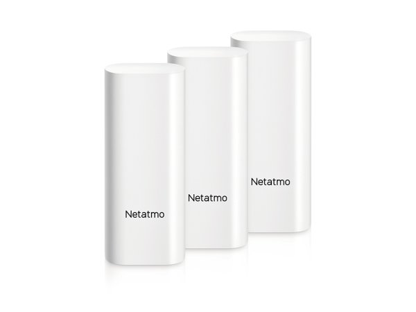 Netatmo Smarte Tür- und Fenstersensoren 3er Pack (Innenkamera vorausgesetzt)