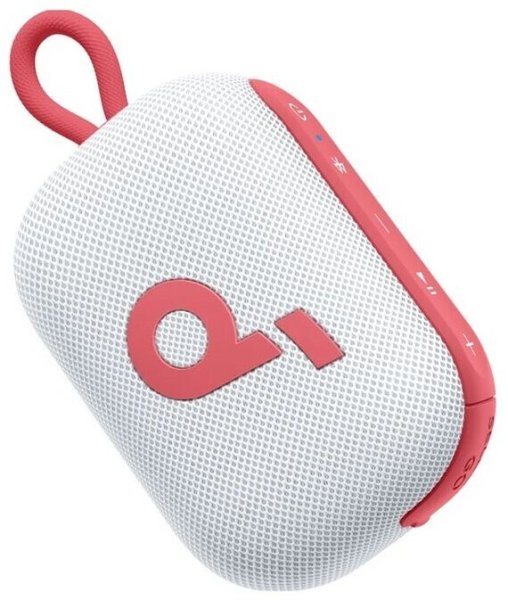 Soundcore Select 4 Go, tragbarer Bluetooth Lautsprecher, Weiß/Rot