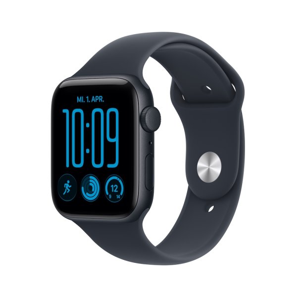 Apple Watch SE 3, [Platzhalter1] Aluminiumgehäuse [Platzhalter2], Sportarmband [Platzhalter3]