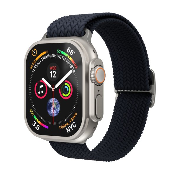 Vonmählen Woven Loop für Apple Watch 38/40/41/42mm (Series 10/11), Navy/Natur