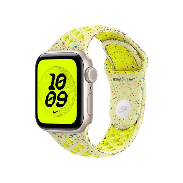 Apple Nike Sportarmband für Apple Watch 40mm, Volt Splash, S/M (130-180 mm Umfang)