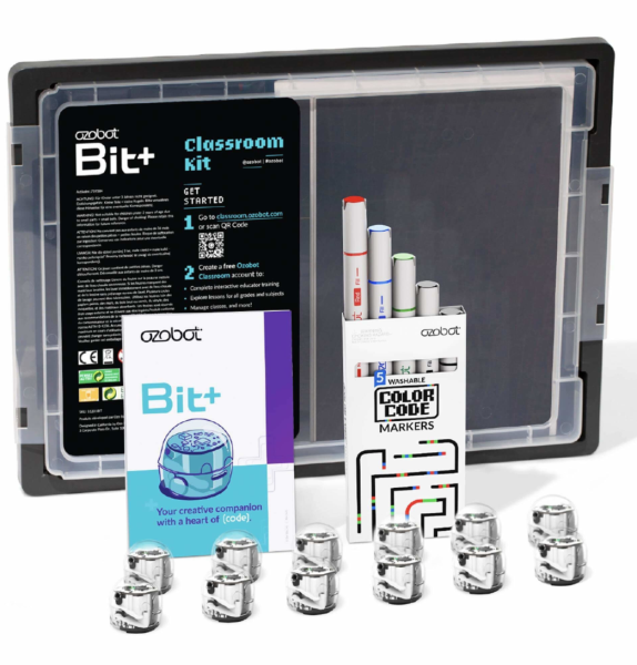 Ozobot MINT Coding Roboter Schulset "Bit+ Classroom Kit 12 Robots"