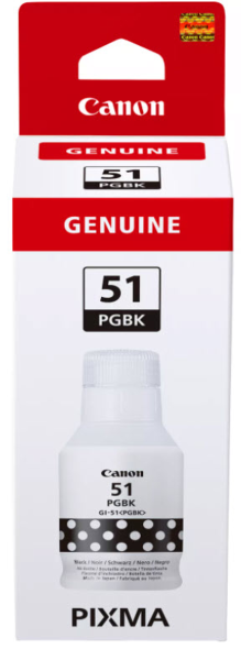 Canon GI 51 PGBK, Tintenpatrone für Canon PIXMA G3560, G3520, G3570, G4570, G2520, G2560, G3571, G15