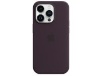 Apple iPhone 14 Pro Silikon Case mit MagSafe Holunder