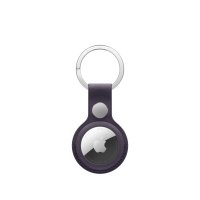 Apple AirTag Feingewebe Schlüsselanhänger Mitternachtsviolett