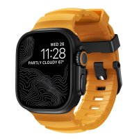 Nomad Rocky Point Armband für Apple Watch 42 (Series 1/2/3)/44/45/46/49mm Gelb/Schwarz