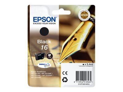 Epson DURAbrite 16, 5,4ml, Tintenpatronen für Epson Workforce WF-2010, 2510, 2520, 2530, 2540, 2630,