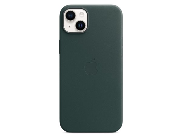 Apple iPhone 14 Plus Leder Case mit MagSafe, Waldgrün