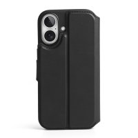 Vonmählen Vegan Leder Folio für iPhone 17 Schwarz