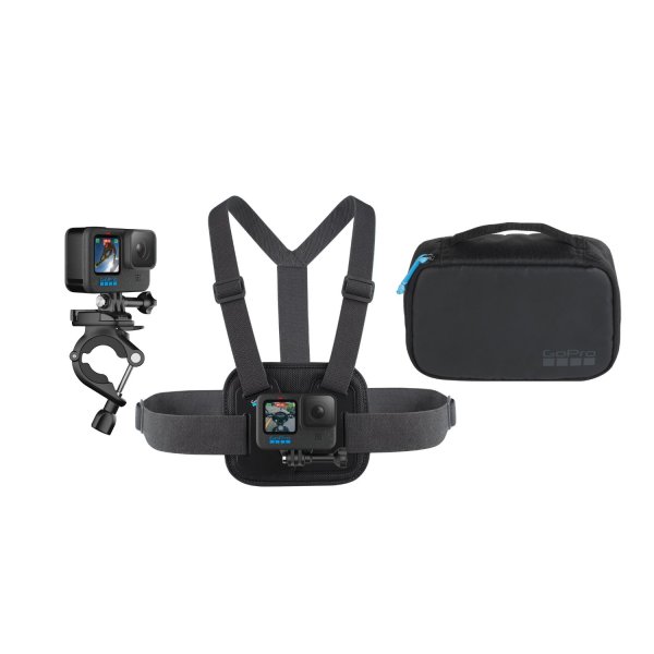 GoPro Sports Kit, Set mit zwei Halterungen, Schwarz